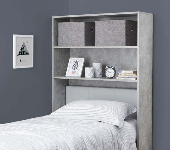 Latitude Run® Nordland 85.9" H x 41.8" W Over Bed Shelving Unit Wayfair